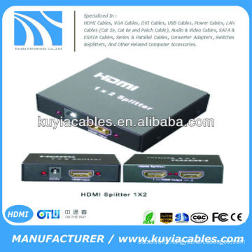 1080p Support 3D Metal 1x 2 diviseur HDMI